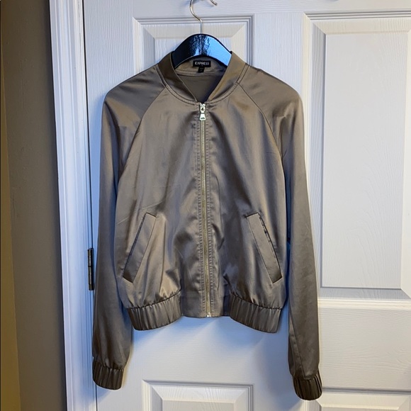 Satin bomber jacket - Picture 1 of 5